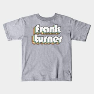 Frank Turner / Rainbow Vintage Kids T-Shirt